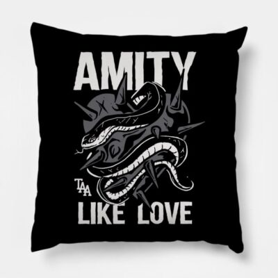 The Amity Affliction Band Throw Pillow Official The Amity Affliction Merch