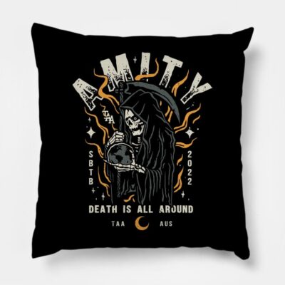 The Amity Affliction Band Throw Pillow Official The Amity Affliction Merch