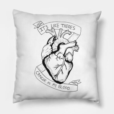 The Amity Affliction Band Throw Pillow Official The Amity Affliction Merch