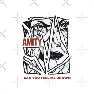 The Amity Affliction Merch Can You Feel Me Drown Tote Bag Official The Amity Affliction Merch