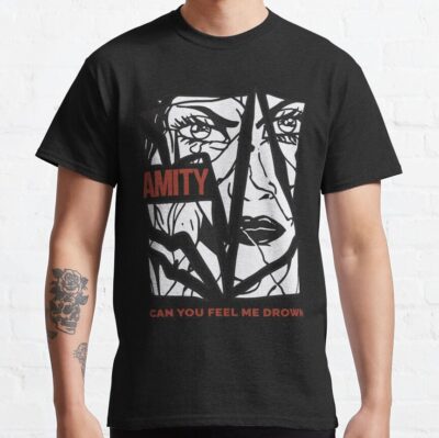 The Amity Affliction Merch Can You Feel Me Drown T-Shirt Official The Amity Affliction Merch