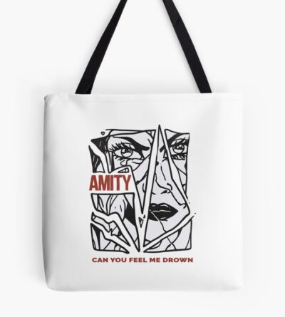 The Amity Affliction Merch Can You Feel Me Drown Tote Bag Official The Amity Affliction Merch