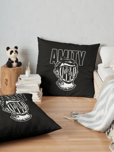 Satisfaction Blooms When Your Efforts Align With Your Passions; Find Joy In The Journey Of Pursuing Your Dreams Throw Pillow Official The Amity Affliction Merch