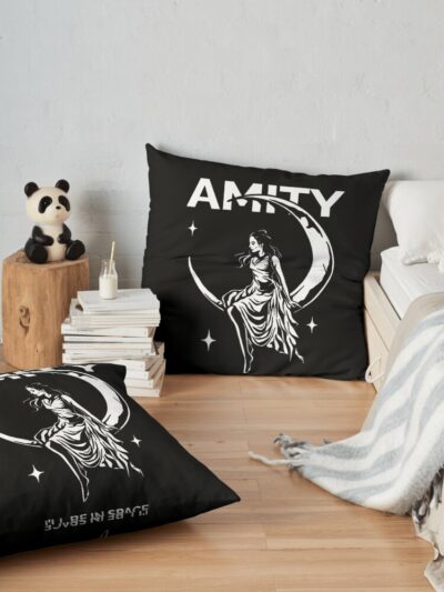 Free Space Hearth Throw Pillow Official The Amity Affliction Merch