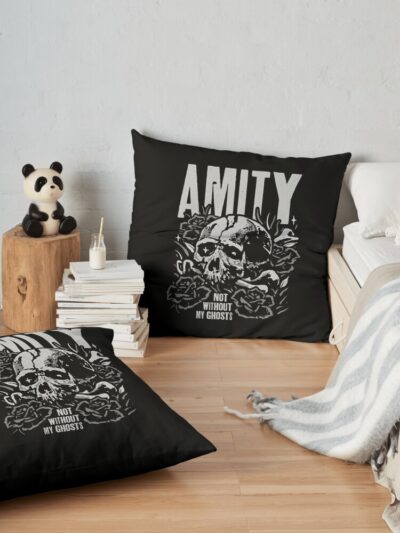 The Amity Affliction Band Throw Pillow Official The Amity Affliction Merch