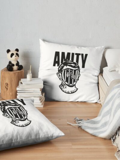 The Amity Affliction Band Throw Pillow Official The Amity Affliction Merch