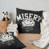 Misery Throw Pillow Official The Amity Affliction Merch