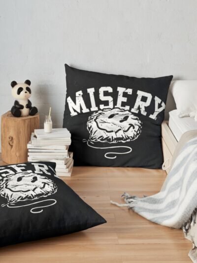 Misery Throw Pillow Official The Amity Affliction Merch