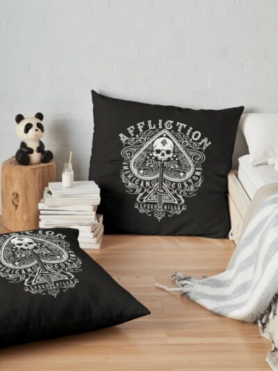 The Amity Affliction Band Throw Pillow Official The Amity Affliction Merch