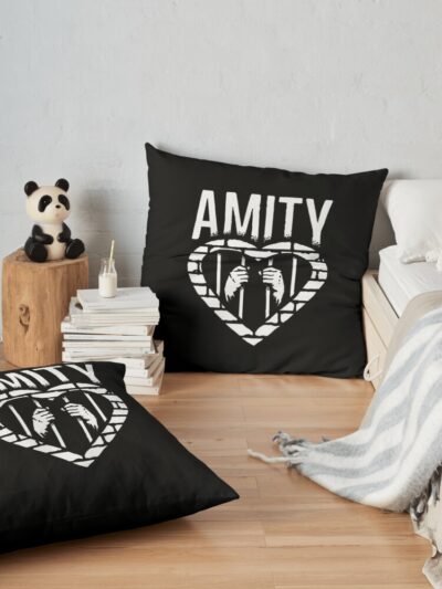 The Amity Affliction Band Throw Pillow Official The Amity Affliction Merch