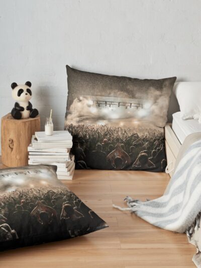 The Amity Affliction - Rain Throw Pillow Official The Amity Affliction Merch