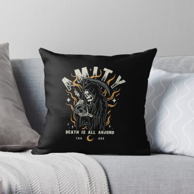 The Amity Affliction Throw Pillow Official The Amity Affliction Merch