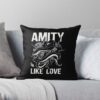 Breath In Love Throw Pillow Official The Amity Affliction Merch