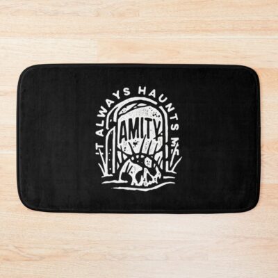 In The Pursuit Of Goals, Remember That Genuine Satisfaction Is The Ultimate Measure Of Success Bath Mat Official The Amity Affliction Merch