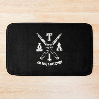 Take A Moment To Reflect On Your Achievements; Each Step Forward Is A Triumph Worth Savoring Bath Mat Official The Amity Affliction Merch