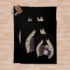 Bronze Coffin Throw Blanket Official The Amity Affliction Merch