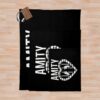 In Custody Throw Blanket Official The Amity Affliction Merch