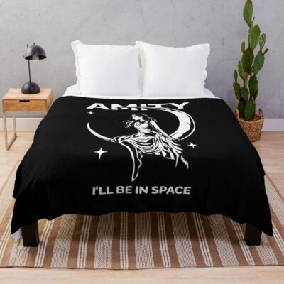 The Amity Affliction Merch Be In Space Throw Blanket Official The Amity Affliction Merch