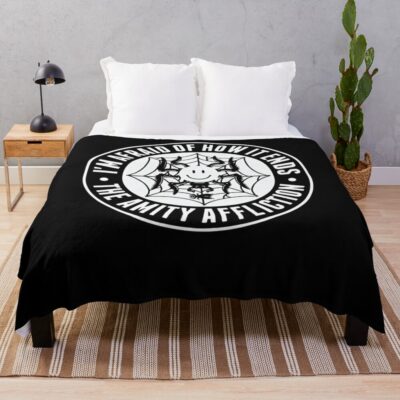 Amity Affliction Throw Blanket Official The Amity Affliction Merch