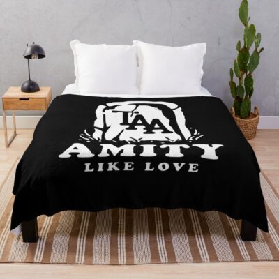 Like Love Dark Throw Blanket Official The Amity Affliction Merch