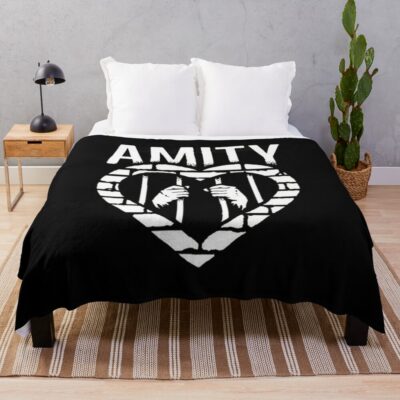 In Custody Throw Blanket Official The Amity Affliction Merch