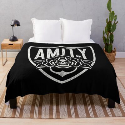 Skull Flower Throw Blanket Official The Amity Affliction Merch