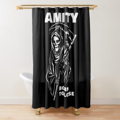 Born To Lose Before Die Shower Curtain Official The Amity Affliction Merch