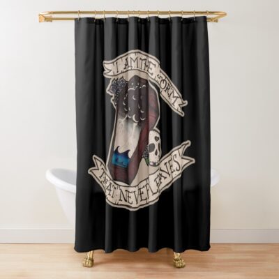 Bronze Coffin Shower Curtain Official The Amity Affliction Merch