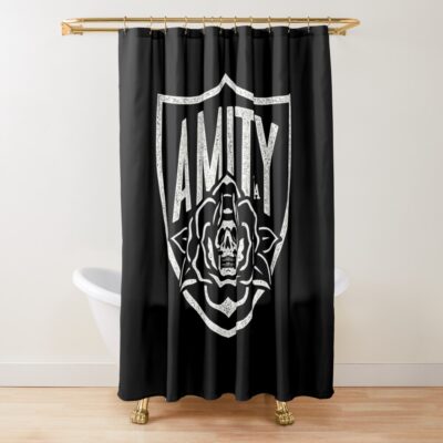 Skull Flower Shower Curtain Official The Amity Affliction Merch